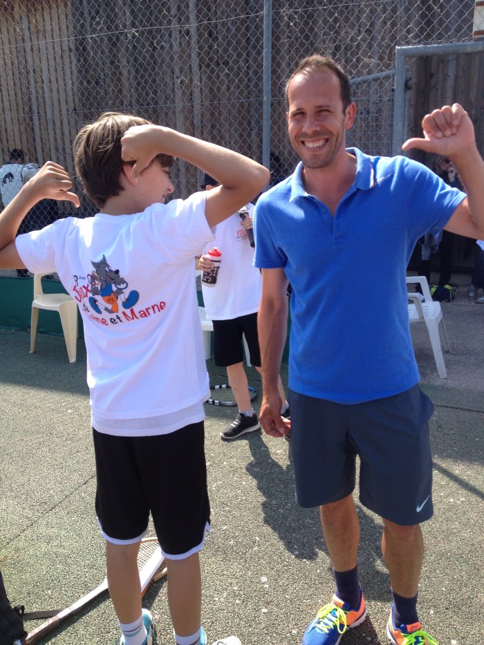 le président et un élève...